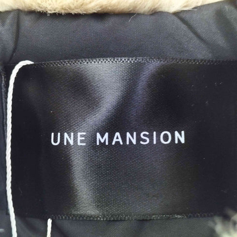 ユヌマンション UNE MANSION ファーカラーショートダウンジャケットコート レディース FREE