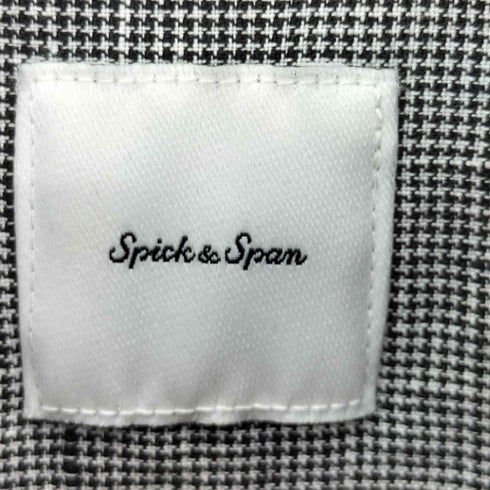 ユーバイスピックアンドスパン U by SPICK&SPAN 24SS リネン 千鳥格子 ビックシルエットシャツ レディース