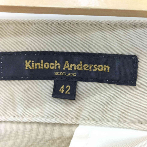 キンロックバイキンロックアンダーソン KINLOCH ANDERSON コットンツイル グルカパンツ メンズ 42