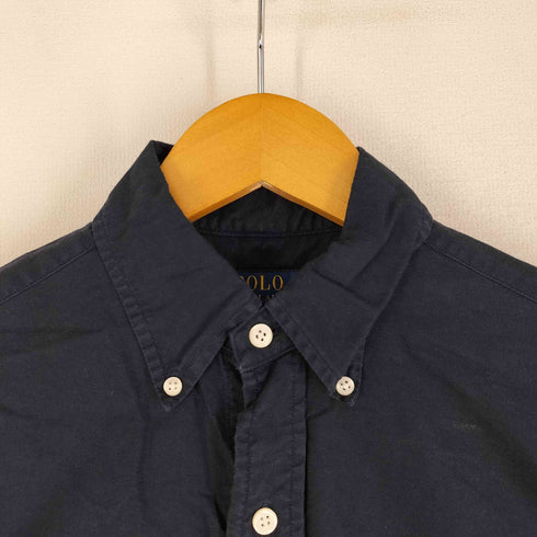 ポロラルフローレン POLO RALPH LAUREN ポニー刺繍 ロゴワッペン ボタンダウンシャツ メンズ import:XS