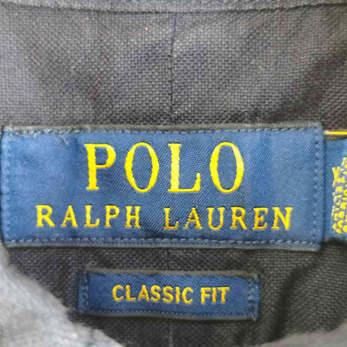 ポロラルフローレン POLO RALPH LAUREN ポニー刺繍 ロゴワッペン ボタンダウンシャツ メンズ import:XS
