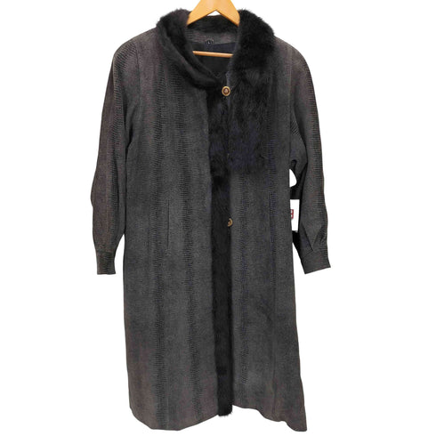 パルティーナ PARTINA リアルスエードファーコート レディース L