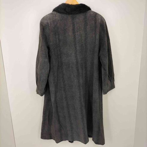 パルティーナ PARTINA リアルスエードファーコート レディース L