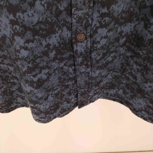 ディーゼル DIESEL ロゴプレート 総柄 L/S シャツ メンズ import:XXL