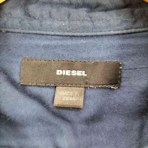 ディーゼル DIESEL ロゴプレート 総柄 L/S シャツ メンズ import:XXL