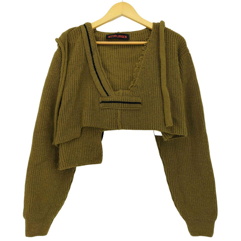 オットリンガー OTTOLINGER クロップド ニットパーカー レディース import:S