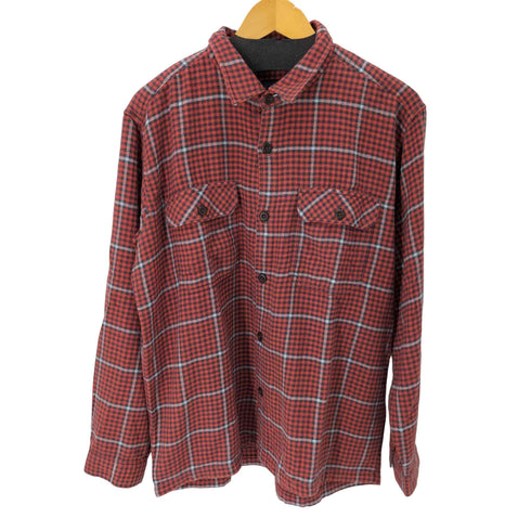 パタゴニア patagonia ダブルポケット ボックスガンクラブチェックネルシャツ オーバーサイズ ボックス メンズ JPN:L