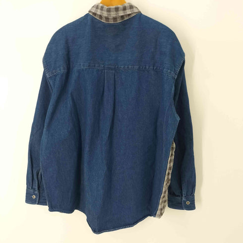 リーバイス Levis SilverTab LOOSE FIT コーデュロイ切替オーバーサイズデニムシャツジャケット メンズ JPN:L