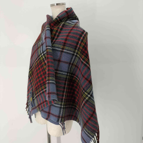 HIGHLAMD TWEEDS チェック ウール マフラー レディース