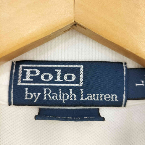 ポロバイラルフローレン Polo by RALPH LAUREN CUSTOM FIT ビッグポニー ナンバリング ポロシャツ メンズ import:L