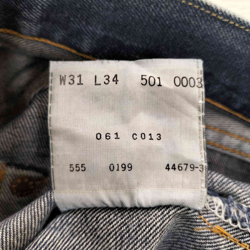 リーバイス Levis USA製 復刻 501XX ボタン裏555 バレンシア工場99年製 BIG E デニムパンツ メンズ 31×34
