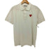 プレイコムデギャルソン PLAY COMME des GARCONS ワンポイントロゴ S/S 鹿の子 ポロシャツ メンズ JPN:XL