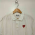 プレイコムデギャルソン PLAY COMME des GARCONS ワンポイントロゴ S/S 鹿の子 ポロシャツ メンズ JPN:XL