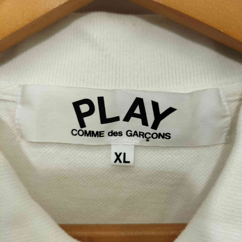 プレイコムデギャルソン PLAY COMME des GARCONS ワンポイントロゴ S/S 鹿の子 ポロシャツ メンズ JPN:XL