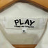 プレイコムデギャルソン PLAY COMME des GARCONS ワンポイントロゴ S/S 鹿の子 ポロシャツ メンズ JPN:XL