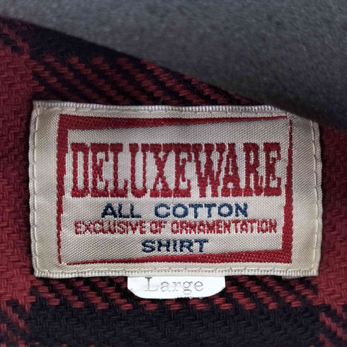 DELUXEWARE L/S チェックネルシャツ メンズ JPN:L