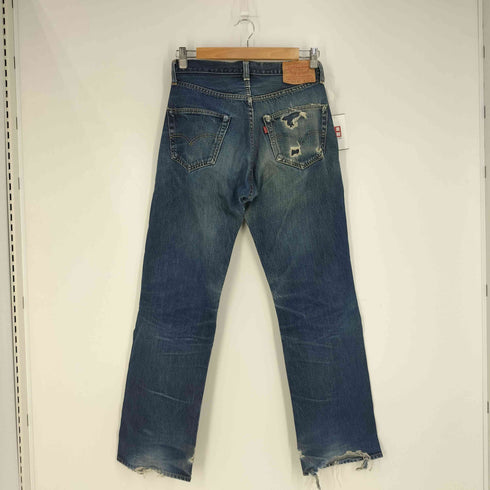リーバイス Levis USA製 復刻 501XX ボタン裏555 バレンシア工場98年製 BIG E 赤耳 デニムパンツ メンズ 30×36