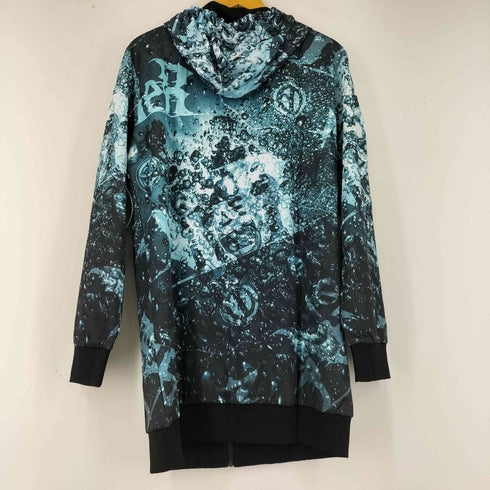 ニーアクロージング NIER CLOTHING 総柄 ロングジップパーカー レディース FREE