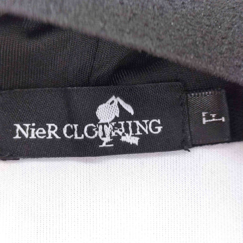 ニーアクロージング NIER CLOTHING 総柄 ロングジップパーカー レディース FREE