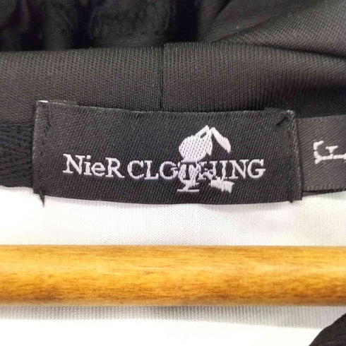 ニーアクロージング NIER CLOTHING 総柄 ロングジップパーカー レディース FREE