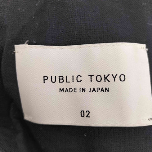 パブリックトウキョウ PUBLIC TOKYO GRツイルエバークリースストレートスラックス メンズ JPN:2