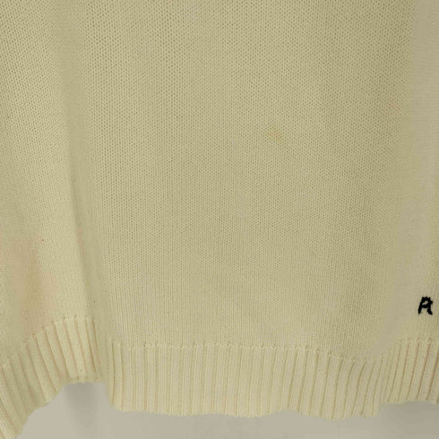 ローレンラルフローレン LAUREN RALPH LAUREN 緑タグ 星条旗 RLL 刺繍 コットン ニット セーター レディース import:L