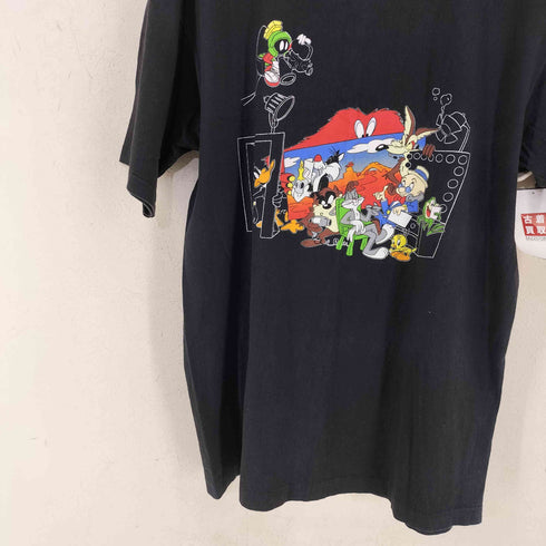 USA製 キャラクタープリント シングルステッチTEE メンズ import:L