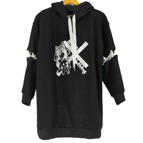 ニーアクロージング NIER CLOTHING プリント アームデザインパーカー レディース FREE