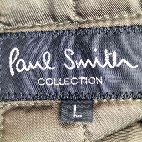 ポールスミスコレクション Paul Smith COLLECTION レザーパイピング 裏地キルティング スウィングトップ メンズ import:L