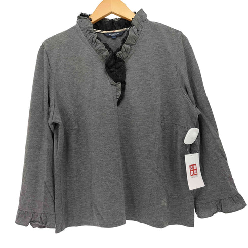 バーバリーロンドン BURBERRY LONDON レース Vネック ニット セーター レディース JPN:5号