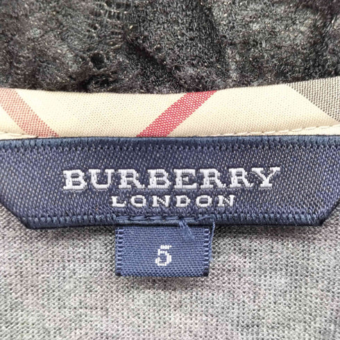 バーバリーロンドン BURBERRY LONDON レース Vネック ニット セーター レディース JPN:5号