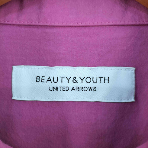 ビューティーアンドユースユナイテッドアローズ BEAUTY & YOUTH UNITED ARROWS コットン×カポックブレンド レギュラーシャツ -ウォッシャブル- レディース