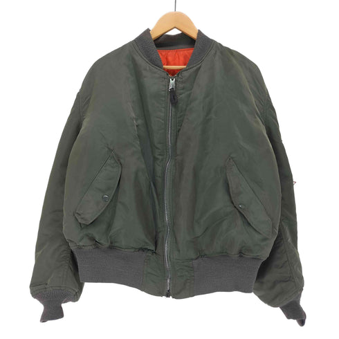 アルファ ALPHA 80S~90S USA製 旧ロゴ フライトジャケット メンズ X-LARGE