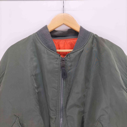アルファ ALPHA 80S~90S USA製 旧ロゴ フライトジャケット メンズ X-LARGE