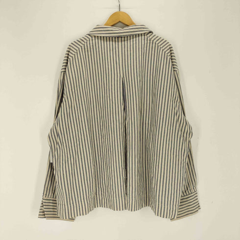 シンヤコズカ SHINYA KOZUKA HIS WORK SHIRT ストライプ長袖シャツ メンズ JPN:L