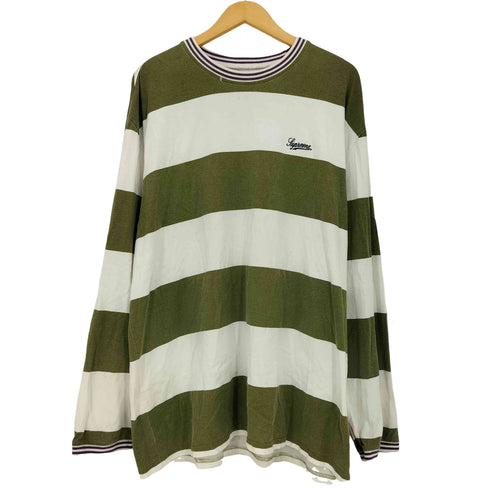 シュプリーム Supreme 19AW Printed Stripe L/S Top メンズ import:XL