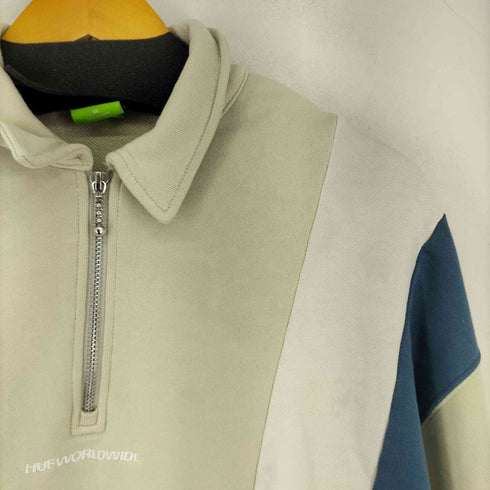 ハフ HUF ハーフジップスウェット メンズ JPN:XL
