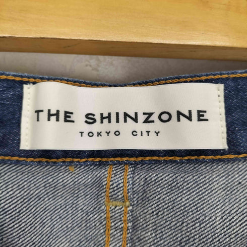 ザシンゾーン THE Shinzone スリムカットオフデニムパンツ レディース 34
