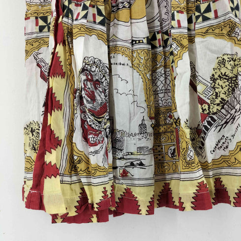 BINDU 総柄スカート レディース