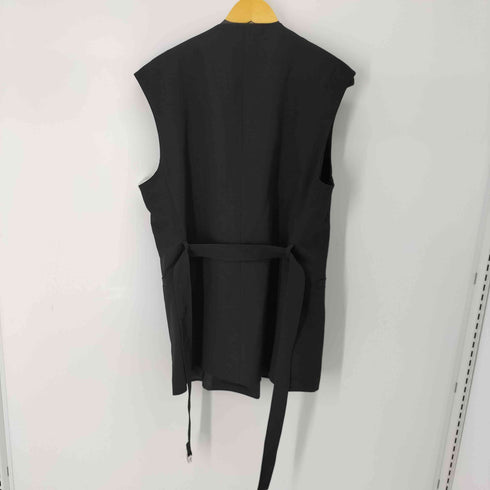 ザラ ZARA ダブルブレストベルテッドロングベスト ジレ レディース JPN:M