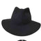 カシラ CA4LA FOLDABLE TEARDROP ラビットファー混 ウールバケットハット メンズ L