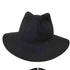 カシラ CA4LA FOLDABLE TEARDROP ラビットファー混 ウールバケットハット メンズ L