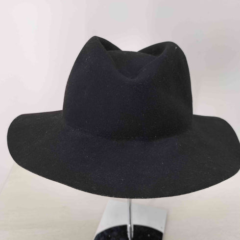 カシラ CA4LA FOLDABLE TEARDROP ラビットファー混 ウールバケットハット メンズ L