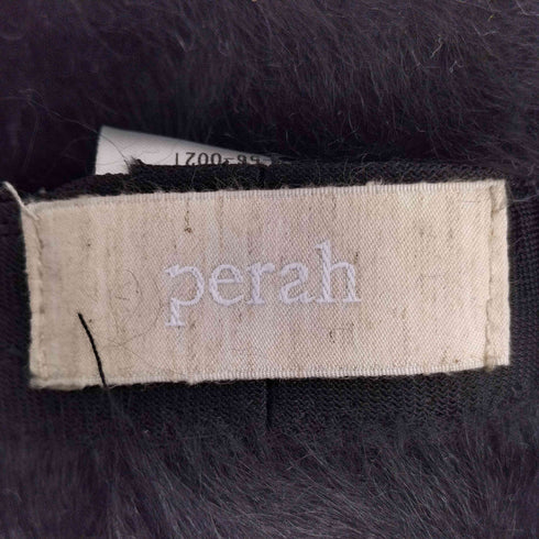PERAH ファーバケットハット レディース