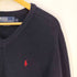 ポロバイラルフローレン Polo by RALPH LAUREN LAMBSWOOL ポニー刺繍 Vネック ラムウールニット メンズ import:L