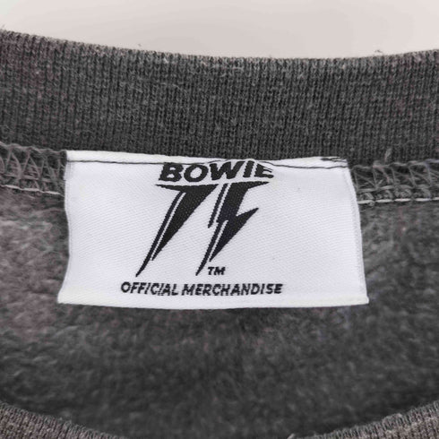 ZIGGY STARDUST アーティスト プリント ガーメントダイ ビビット プリント クルーネック スウェット メンズ import:S