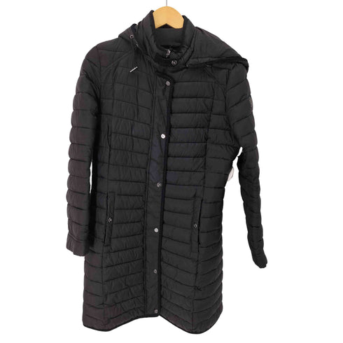 ローレンラルフローレン LAUREN RALPH LAUREN パイピング フーデッド ダウンコート レディース JPN:M