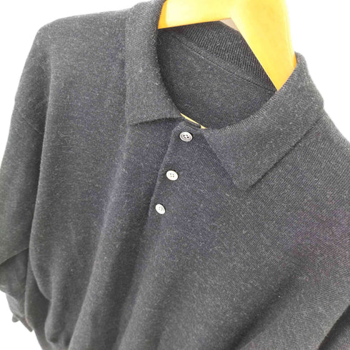 クレプスキュール crepuscule 22AW Polo ニットポロシャツ メンズ JPN:2