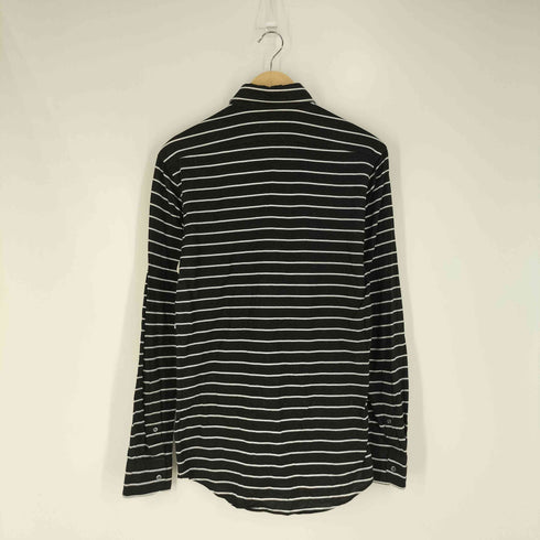 ラルフローレンパープルレーベル RALPH LAUREN PURPLE LABEL イタリア製 ストレッチ ボーダーシャツ レディース 14.5