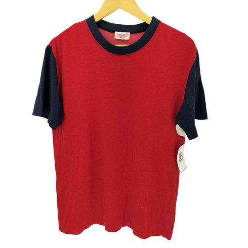 pointe athletic SPORTING GOODS シングルステッチ ツートンTシャツ メンズ import:M